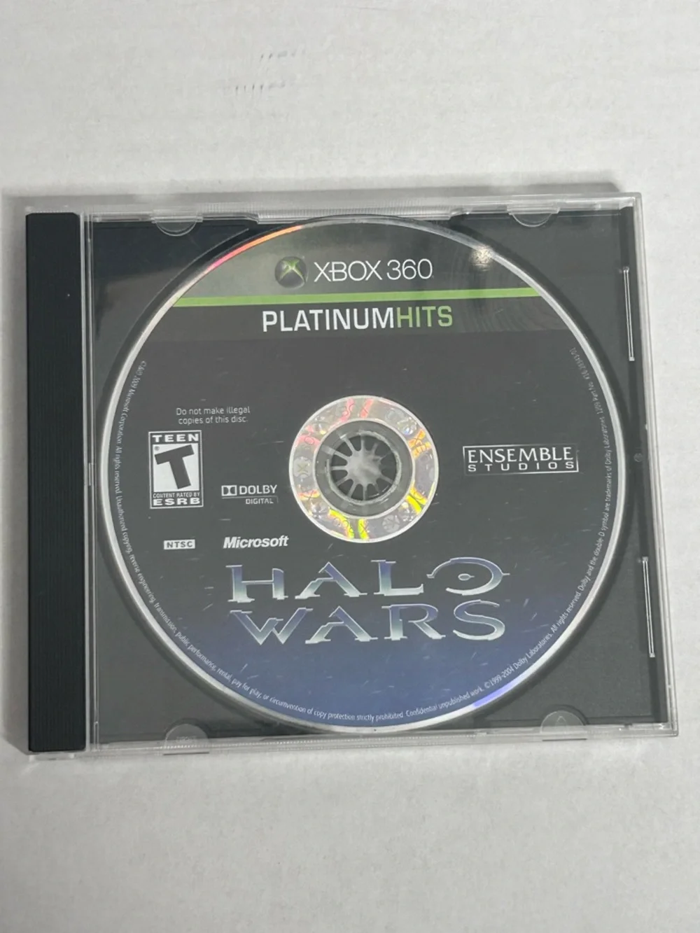 Halo Wars Platinum Hits Microsoft Xbox 360 - Disc Only - Tested & Working